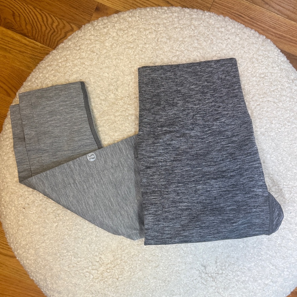 lululemon athletica Gray ombré Leggings pristine